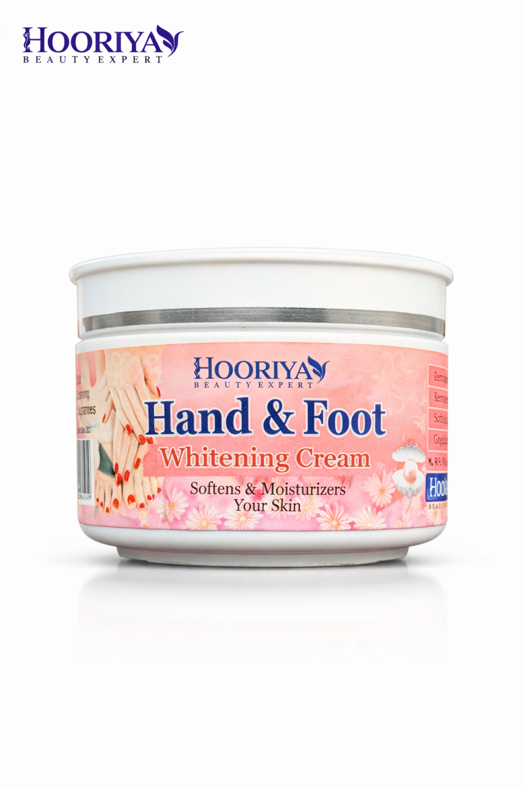 Hooriya Hand & Foot Whitening Cream – Softens & Moisturizes Skin