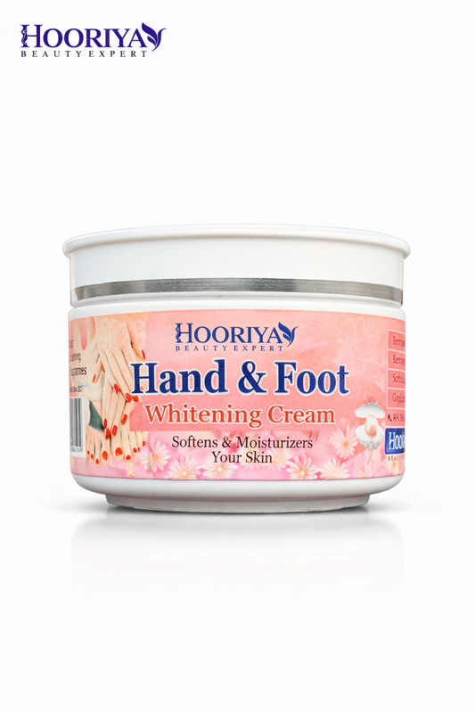 Hooriya Hand & Foot Whitening Cream – Softens & Moisturizes Skin